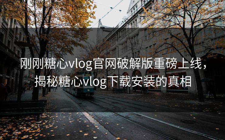 刚刚糖心vlog官网破解版重磅上线，揭秘糖心vlog下载安装的真相
