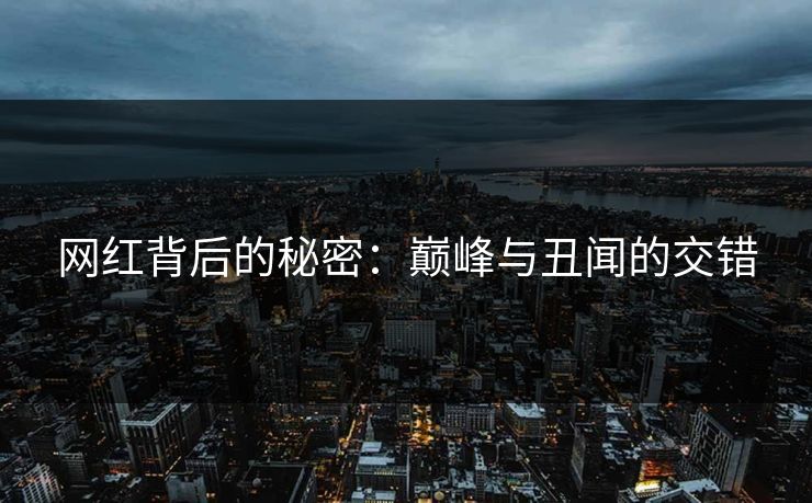网红背后的秘密：巅峰与丑闻的交错