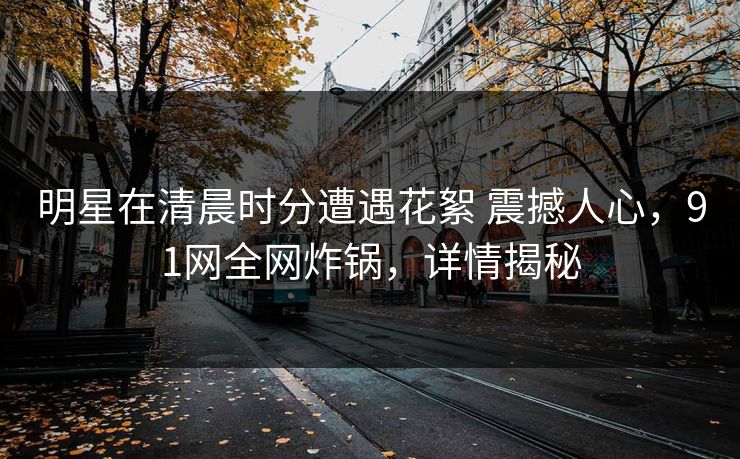 明星在清晨时分遭遇花絮 震撼人心,91网全网炸锅,详情揭秘 明星在清晨时分遭遇花絮 震撼人心,91网全网炸锅,详情揭秘