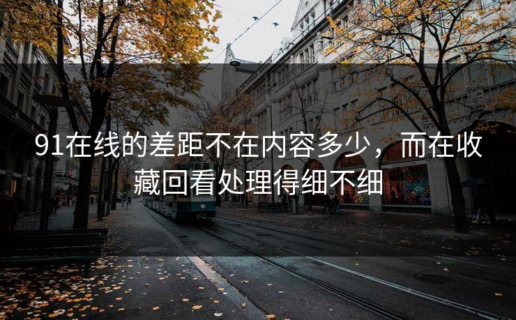 91在线的差距不在内容多少，而在收藏回看处理得细不细